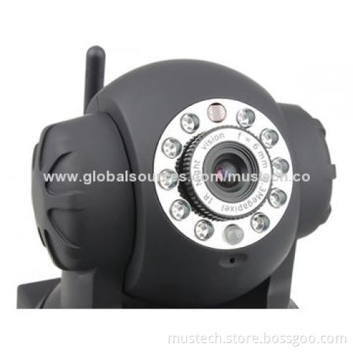 720P P2P Cheap IP Security Dome Camera with IR-cut, Night Vision FunctionNew